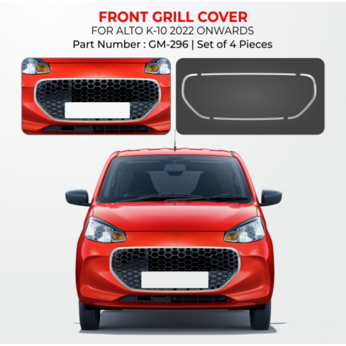 Buy Maruti Suzuki Alto K10 Front Grill Car Accessories Online